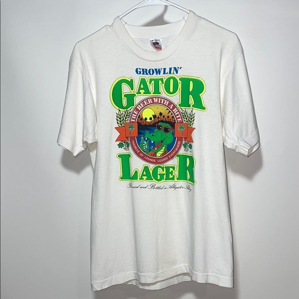 White Graphic T-Shirt with Colorful Print